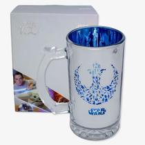 Caneca de chop 450ml eletrostatica disney 100 luke skywalker