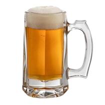Caneca de Chopp 310ml Zero Grau Cerveja Vidro Resistente Transparente Valencia Em Casa Tem