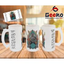 Caneca de Chopp Black Panther Wakanda Forever Pantera Negra Geeko