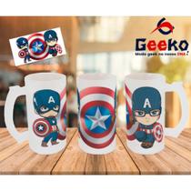 Caneca de Chopp Capitão América Captain America Geeko Caneca de Chopp Capitão América Captain America Geeko
