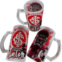 Caneca de Chopp de Vidro Jateada 475ml Personalizada com Seu Time Caneca de Chopp de Vidro Jateada 475ml Personalizada com Seu Time