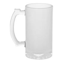 Caneca de Chopp de Vidro Jateada para Sublimação 470ml 16oz