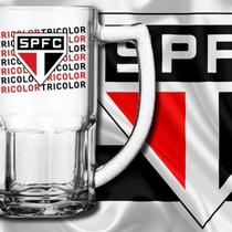 Caneca De Chopp Do São Paulo Vidro 340ml Oficial Licenciada