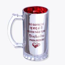 Caneca de Chopp Eletrostática Dinheiro para Beber - Zona Criativa