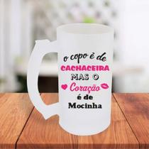 Caneca De Chopp Jateada Copo De Cachaceira Mas O Coração É De Mocinha Cerveja Amiga- MEGA OFERTA! Caneca De Chopp Jateada Copo De Cachaceira Mas O Coração É De Mocinha Cerveja Amiga- MEGA OFERTA!