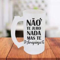 Caneca De Chopp Jateada Frase Engraçada Não Te Juro Nada Mas Te Jurupinga Amigo- MEGA OFERTA! Caneca De Chopp Jateada Frase Engraçada Não Te Juro Nada Mas Te Jurupinga Amigo- MEGA OFERTA!
