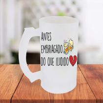 Caneca De Chopp Jateada Personalizada Antes Embriagado Do Que Iludido Frases- MEGA OFERTA! Caneca De Chopp Jateada Personalizada Antes Embriagado Do Que Iludido Frases- MEGA OFERTA!