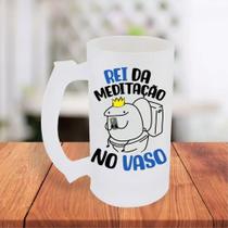 Caneca De Chopp Jateada Personalizada Dia Dos Pais Flork Meme Bento Cake Rei Da Meditação No Vaso