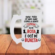 Caneca De Chopp Jateada Personalizada Frases Cowboy Aoh Peão Cervejada Engraçada- MEGA OFERTA!