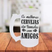 Caneca De Chopp Jateada Personalizada Frases Engraçadas Amigo Parceiro Cachaceiros MEGA OFERTA!