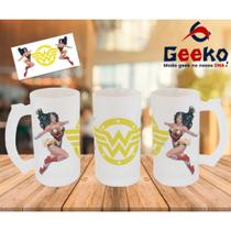 Caneca de Chopp Mulher Maravilha Wonder Woman Geeko