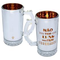 Caneca de Chopp - Não Tem Luxo Mas Tem Churrasco