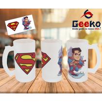 Caneca de Chopp Superman Super-Homem Geeko