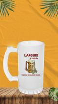 CANECA DE CHOPP VIDRO JATEADO FOSCA - 475ml - DEKO CANECA DE CHOPP VIDRO JATEADO FOSCA - 475ml - DEKO