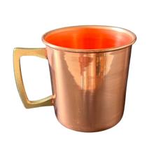 Caneca de Cobre 350 ml (Lisa / Com Borda / Alças de Bronze) Caneca de Cobre 350 ml (Lisa / Com Borda / Alças de Bronze)