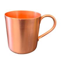 Caneca de Cobre 350 ml (Lisa / Sem Borda / Alças de Cobre)