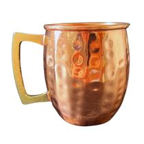 Caneca de Cobre Barril 300 Ml (Martelada / Alça de Bronze) Caneca de Cobre Barril 300 Ml (Martelada / Alça de Bronze)
