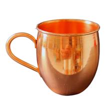 Caneca de Cobre Barril 500 Ml (Lisa / Alça de Cobre)
