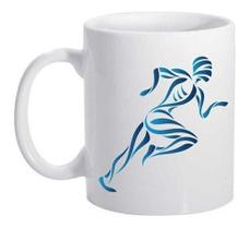 Caneca De Esportivos Esportes Atletas Atletismo Corrida Logo