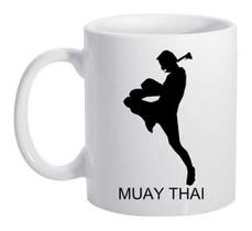 Caneca De Esportivos Esportes Muay Thai Vetor Logo Lutador - Alabama Stamp