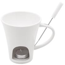 Caneca de fondue Ivy branca Lyor 200 ml Caneca de fondue Ivy branca Lyor 200 ml