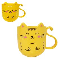 Caneca de Gato 360ml em Plástico Resistente