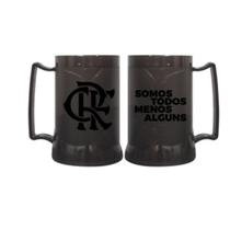 Caneca De Gel Preta Crf Flamengo 400Ml