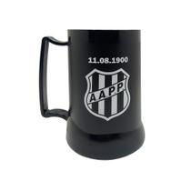 Caneca De Gel Preta Ponte Preta Macaca 400Ml