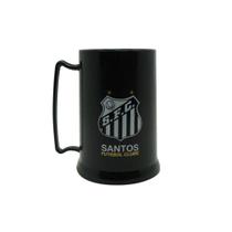 Caneca De Gel Preta Santos 300Ml Caneca De Gel Preta Santos 300Ml
