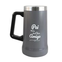 Caneca De Inox Frases Pai 750ml Resistente Pratica e Moderna Caneca De Inox Frases Pai 750ml Resistente Pratica e Moderna