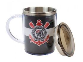 Caneca De Inox Térmica Com Tampa Corinthians 450ml Caneca De Inox Térmica Com Tampa Corinthians 450ml