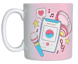 Caneca de Kpop de Porcelana 325 ML Para Presente