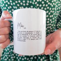 Caneca de mãe Significado 325ml Caneca Branca Personalizada