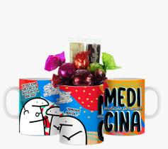 Caneca de Medicina com Chocolates Borússia Chocolates