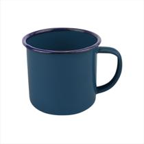 Caneca De Metal Esmaltado Retrô 350 ml Cores