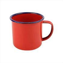 Caneca De Metal Esmaltado Retrô 350 ml Cores