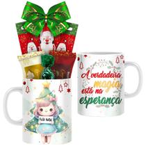 Caneca de Natal com Chocolates Modelo 1 Borússia Chocolates