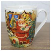 Caneca De Natal Natalina Papai Noel Natal 350ml Cerâmica