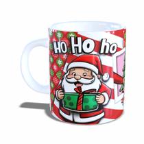 Caneca de Natal Personalizada Porcelana - HoHoHo Feliz Natal Caneca de Natal Personalizada Porcelana - HoHoHo Feliz Natal