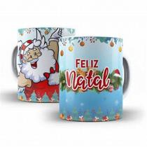 Caneca de natal plástico presente lembrancinha