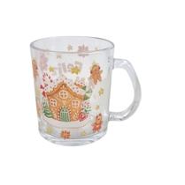 Caneca de Natal Vidro 330ml Estampada Natal Mágico Presente Caneca de Natal Vidro 330ml Estampada Natal Mágico Presente