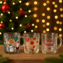 Caneca De Natal Vidro