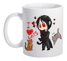 Caneca De Pets I Love Cats Gatos Animais Filhos Bichinhos