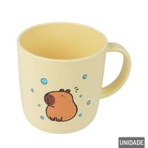 Caneca de Plastico 320ml Infantil Estampa Capivara Amarela Fwb Caneca de Plastico 320ml Infantil Estampa Capivara Amarela Fwb