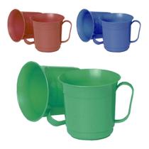 Caneca De Plastico Lisa Com 6 Pecas 300Ml Caneca De Plastico Lisa Com 6 Pecas 300Ml