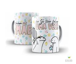 Caneca de polímero Dia das Mães - Flork