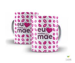 Caneca de polímero Dia das Mães