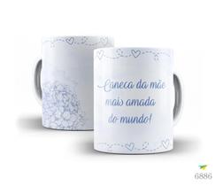 Caneca de polímero Dia das Mães