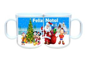 Caneca de Polímero (plástico) Feliz Natal - 01 unid
