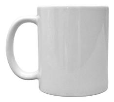 Caneca de porcelana 200ml liso branco básica chá café utilidades prático - Filó modas